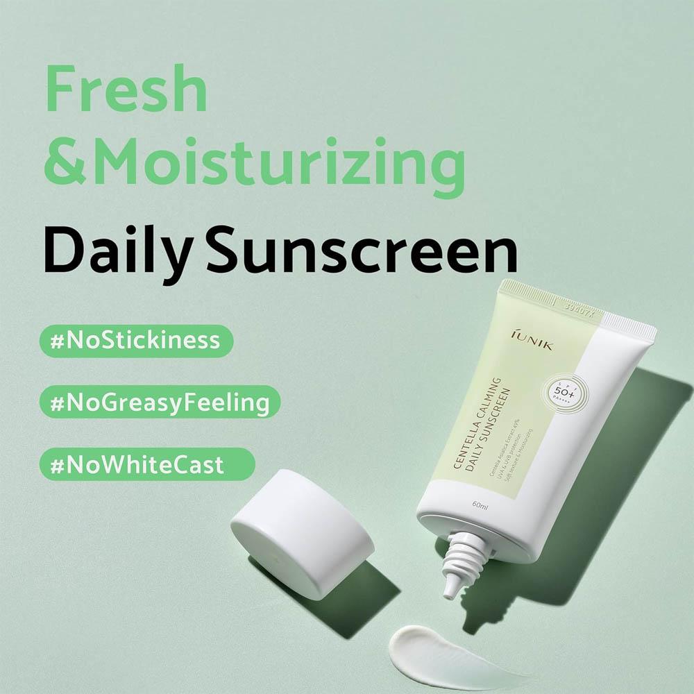 iunik Centella Calming Daily Sunscreen Cream SPF 50 - 60 ml