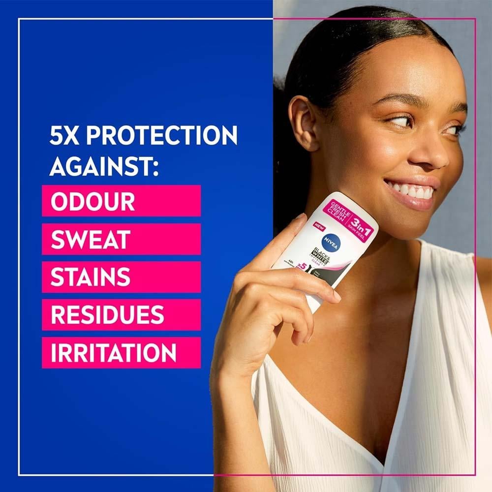 Nivea Black & White Invisible Original Deodorant Stick - 50 ml