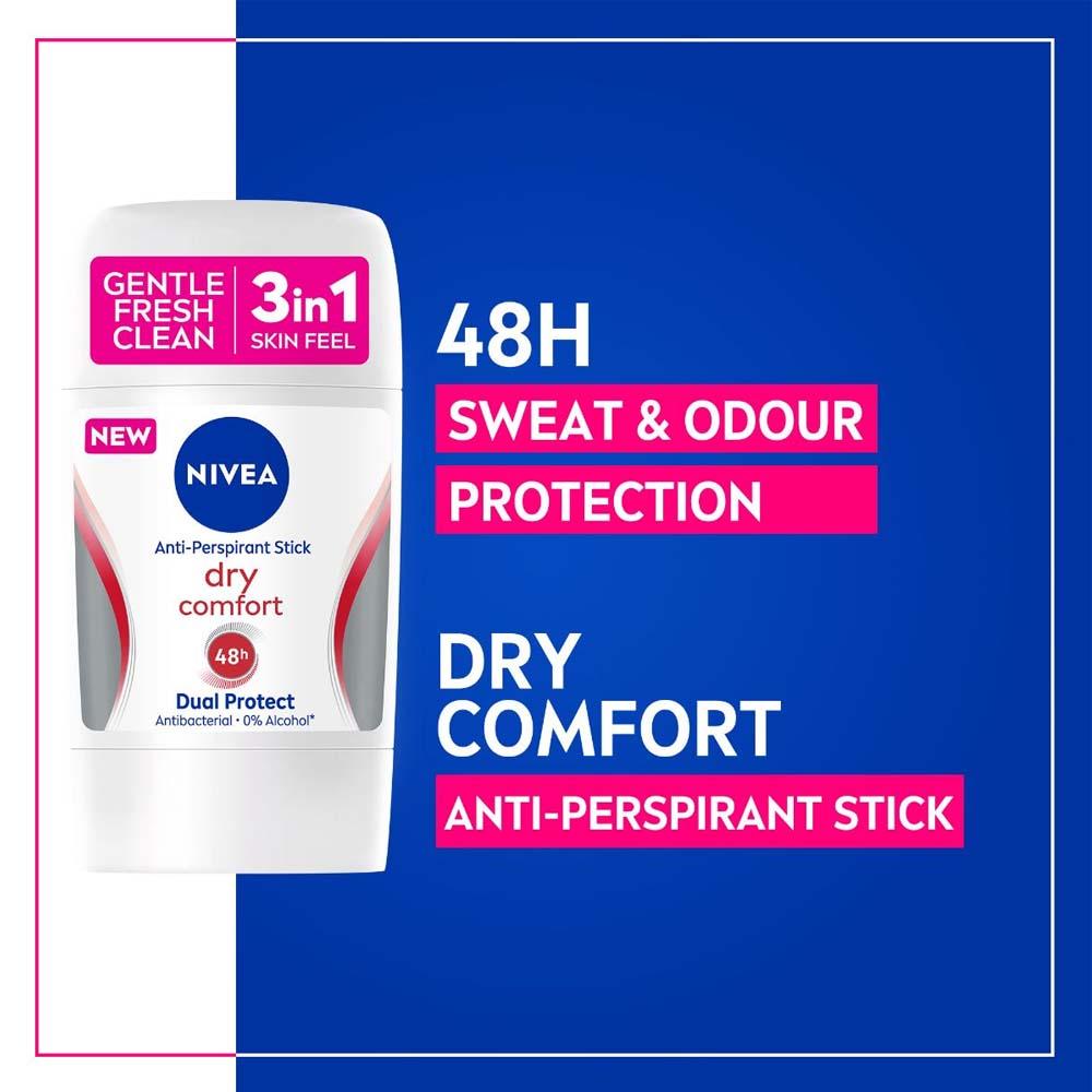 Nivea Dry Comfort Deodorant Stick - 50 ml