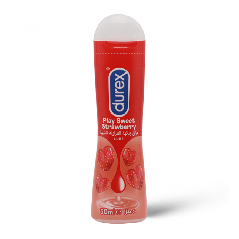 Durex Lubricant With Delicious Strawberry Flavor - 50 ml