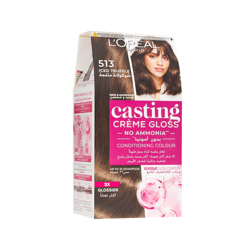 L'Oreal Paris Casting Creme Gloss Hair Dye - iced Truffle 513