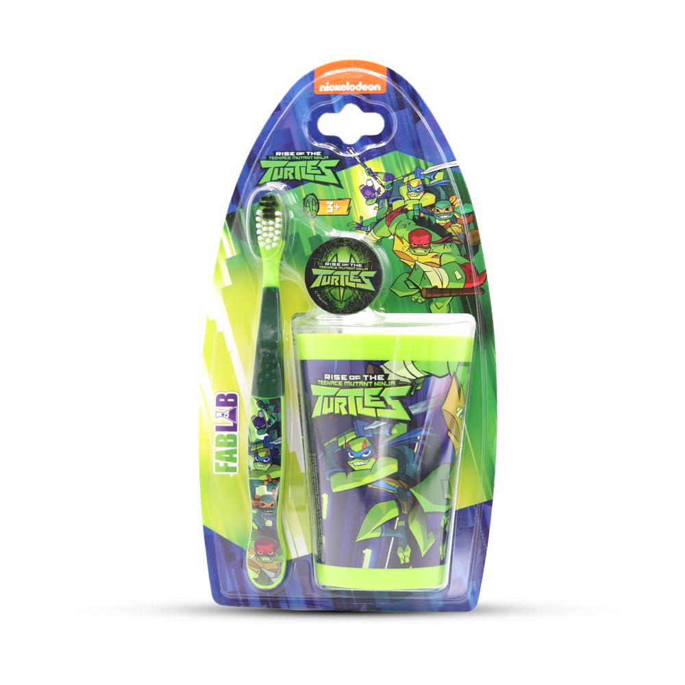 Nickelodeon Turtles Toothbrush and Cup Ninja Turtles Design
