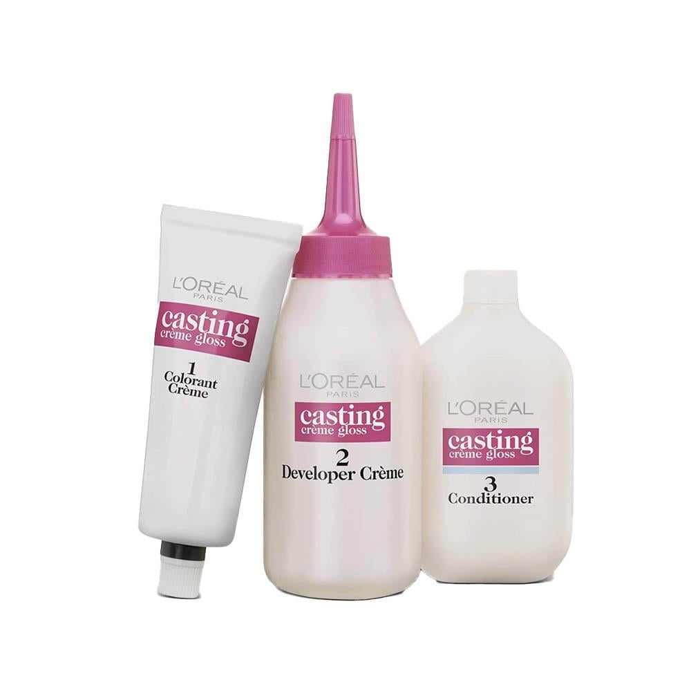L'Oreal Paris Casting Creme Gloss Hair Dye - Light Brown Purple 550