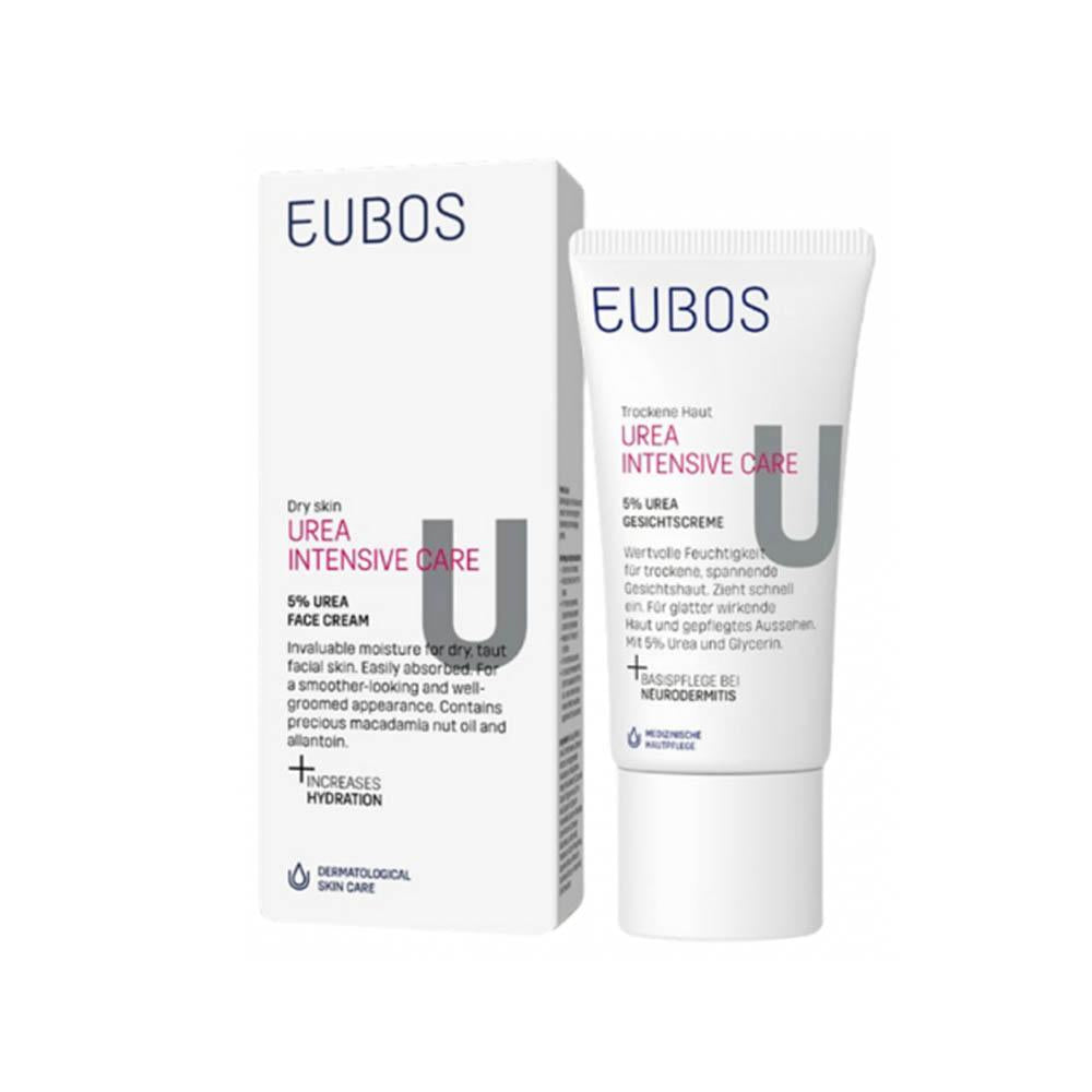 EUBOS Face Cream with 5% Urea and Macadamia Nut Oil - 50 ml