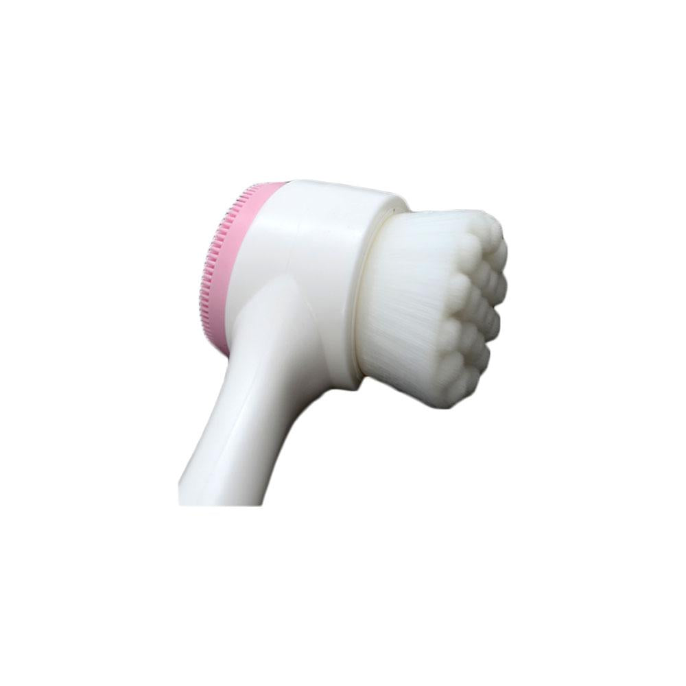 Mini Good Double-sided Facial Cleansing Brush - Multiple Colors