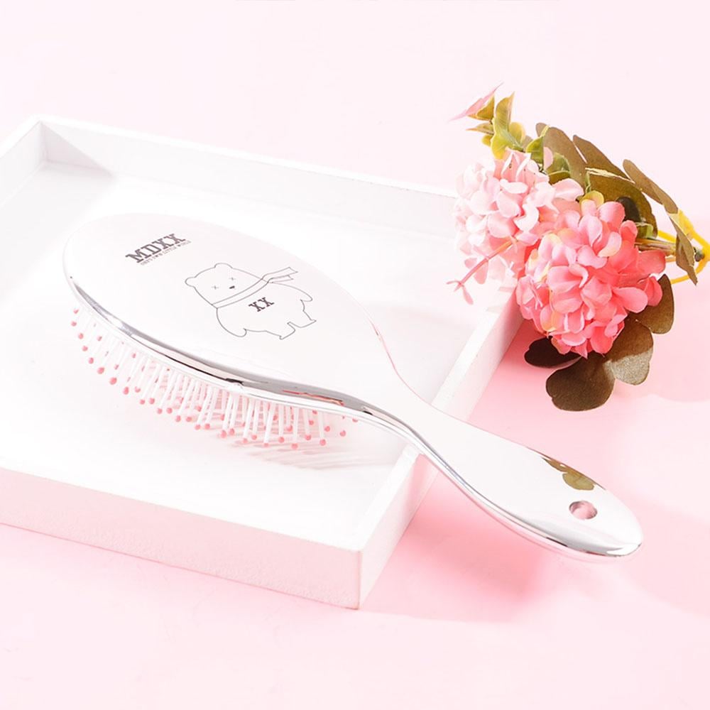 Minigood silver-pink hair comb