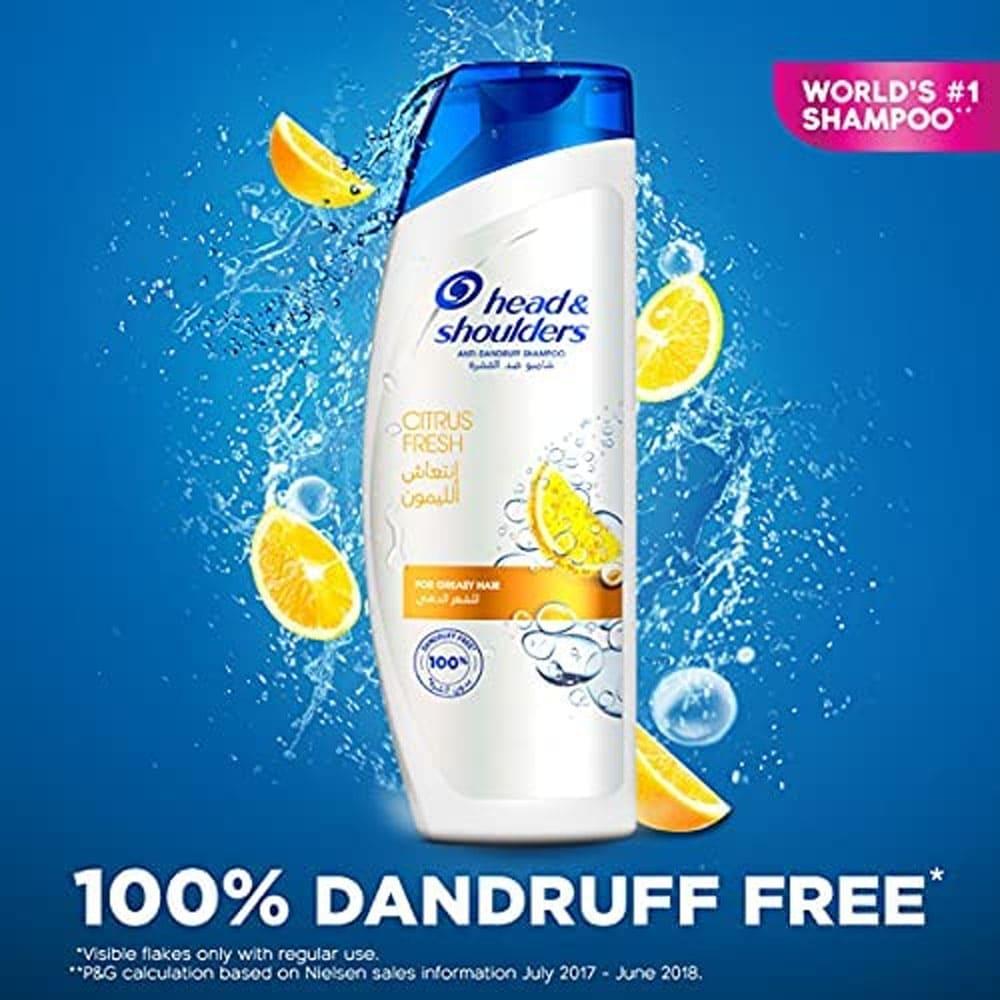 Head & shoulders Citrus Fresh Anti-Dandruff Hair Shampoo - 600 ml