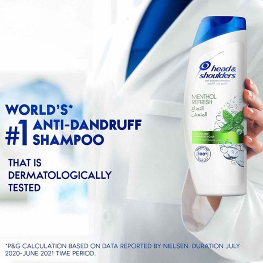 Head & Shoulders Menthol Refresh Anti-Dandruff Shampoo - 600 ml