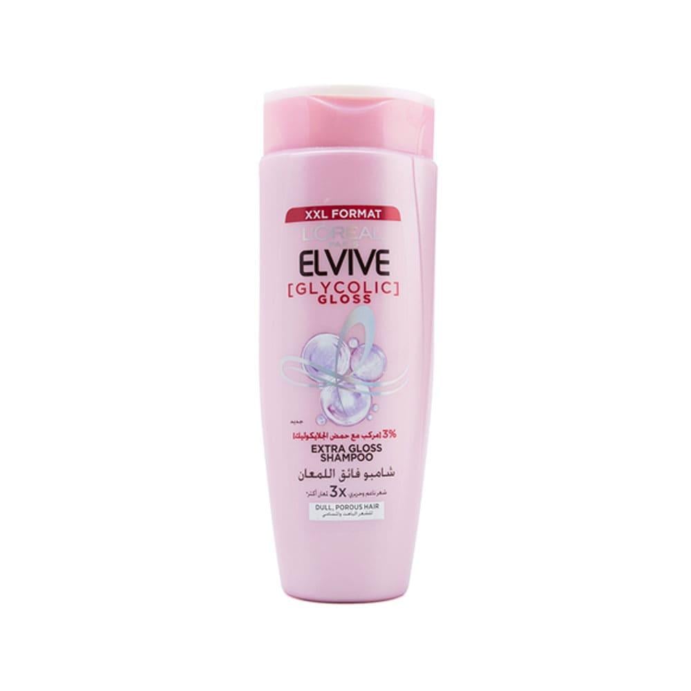 L'Oréal Paris Elvive Ultra Shine Shampoo with Glycolic Acid - 600 ml