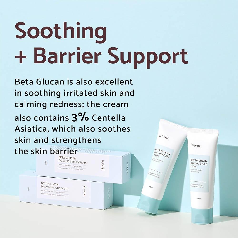 iunik Beta-Glucan Daily Moisture Cream - 60 ml