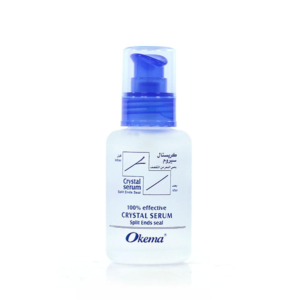 Okema Crystal Serum protects hair from split ends - 60 ml