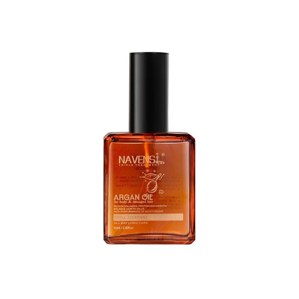 Navansi Argan Oil with Vitamin E for Body & Damaged Hair - 60ml