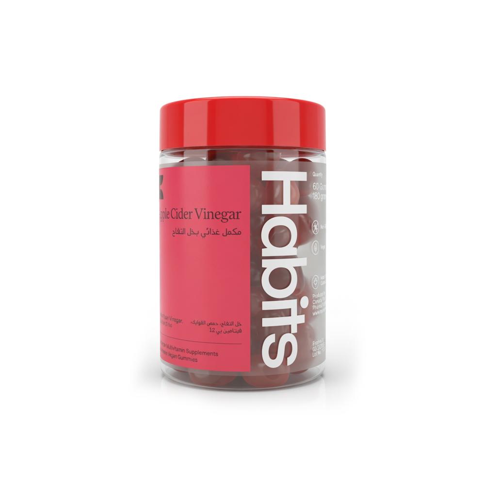 Habits Organic Apple Cider Vinegar + Vitamin B12 & Folic Acid - 60 Gummies