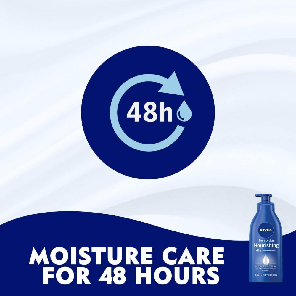 Nivea Body Lotion Nourishing With Deep Moisture Serum - 625 ml