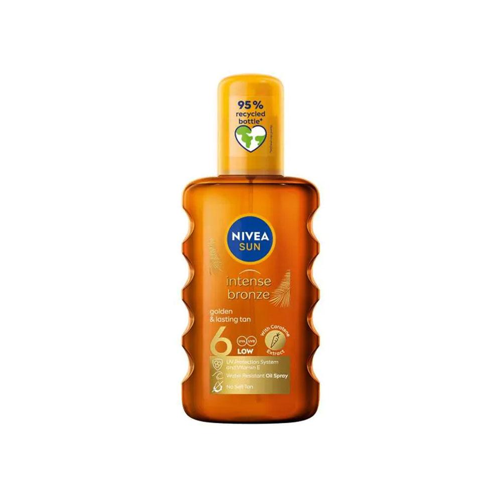 Nivea Tanning Spray Oil SPF 6 with Carotene - 200 ml