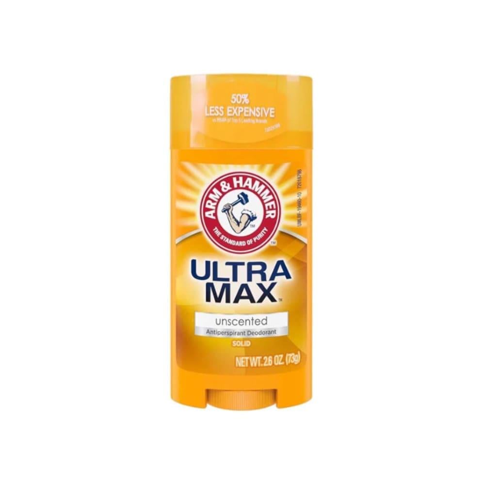 Arm & Hammer Ultra Max Deodorant Stick Unscented - 73 gm