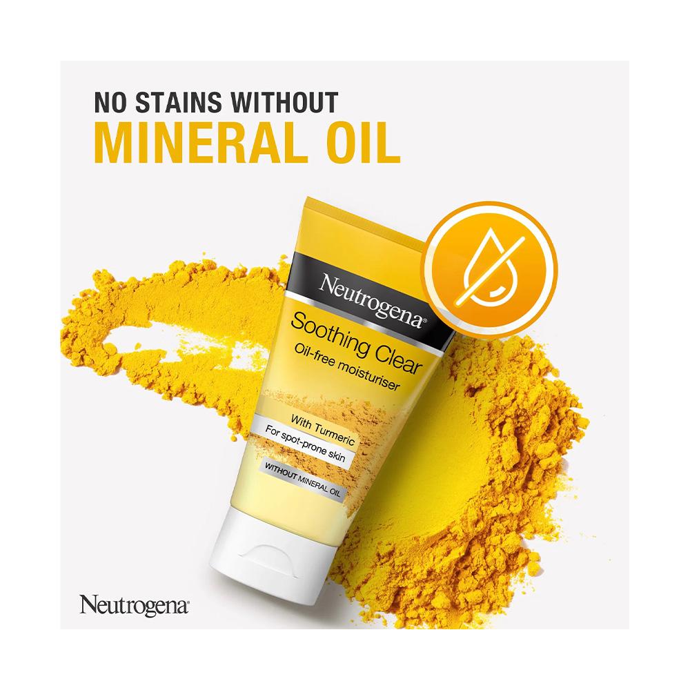Neutrogena Soothing Clear Oil-Free Moisturiser With Turmeric - 75 ml