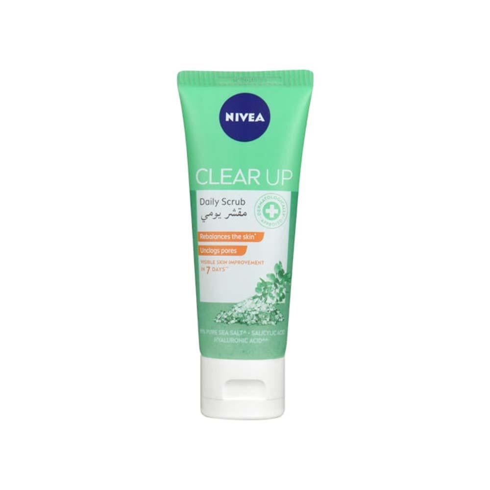Nivea Clear Up Daily Scrub with Hyaluronic Acid - 75 ml