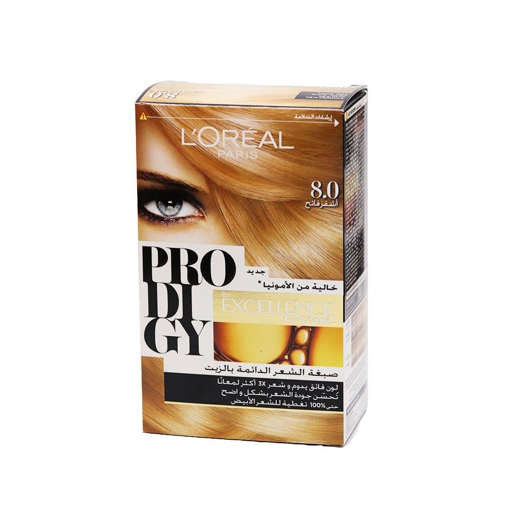 L'Oreal Paris Prodigy Hair Color - Light Blonde 8.0