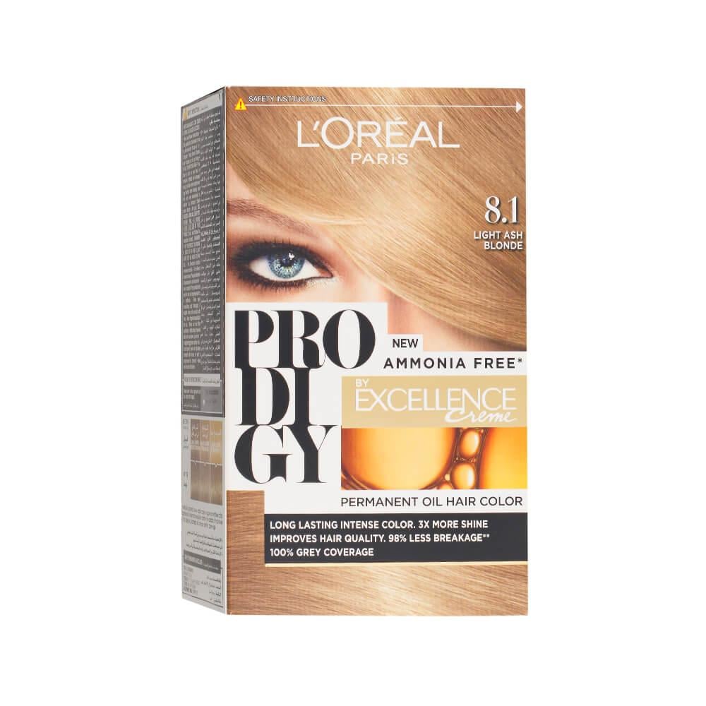 L'Oreal Paris Prodigy Hair Color - Light Ash Blonde 8.1