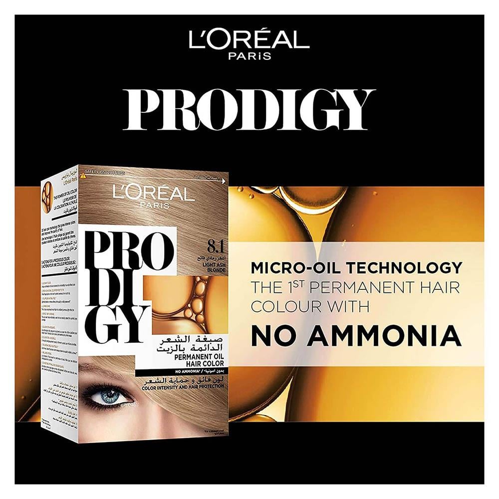 L'Oreal Paris Prodigy Hair Color - Light Ash Blonde 8.1