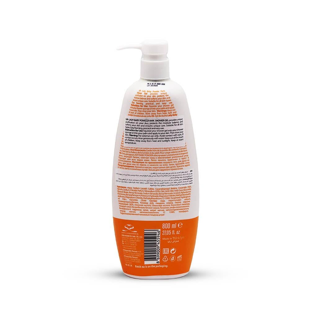 Lady Baby Powder AMK Perfumed Body Wash - 800ml