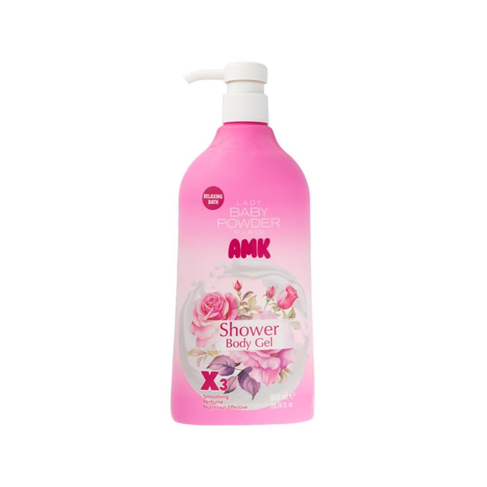 Lady Baby Powder AMK Shower Gel Body  Pink - 850 ml
