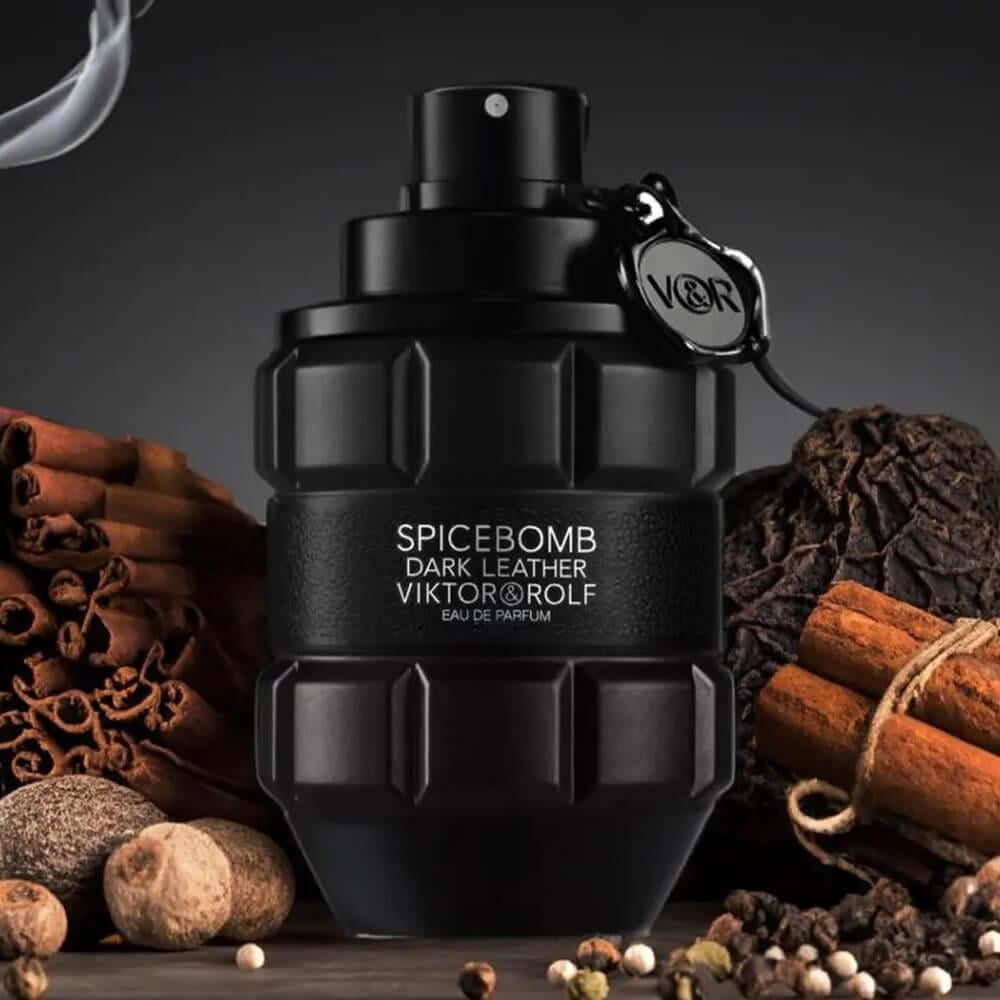 عطر فيكتور اند رولف سبايس بومب دارك ليذر للرجال - او دى بارفيوم 90مل