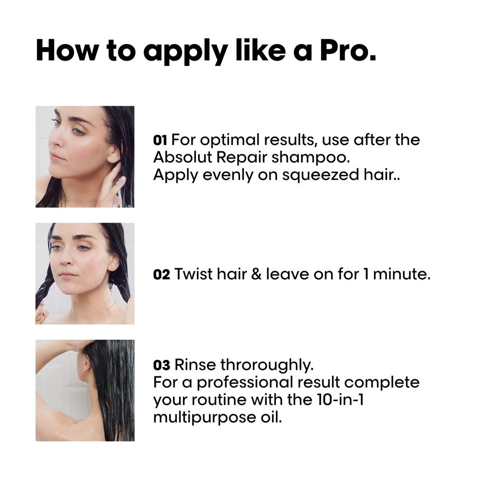 L'Oréal Professionnel Absolut Repair Protein + Omega 9 Mask - 500 ml