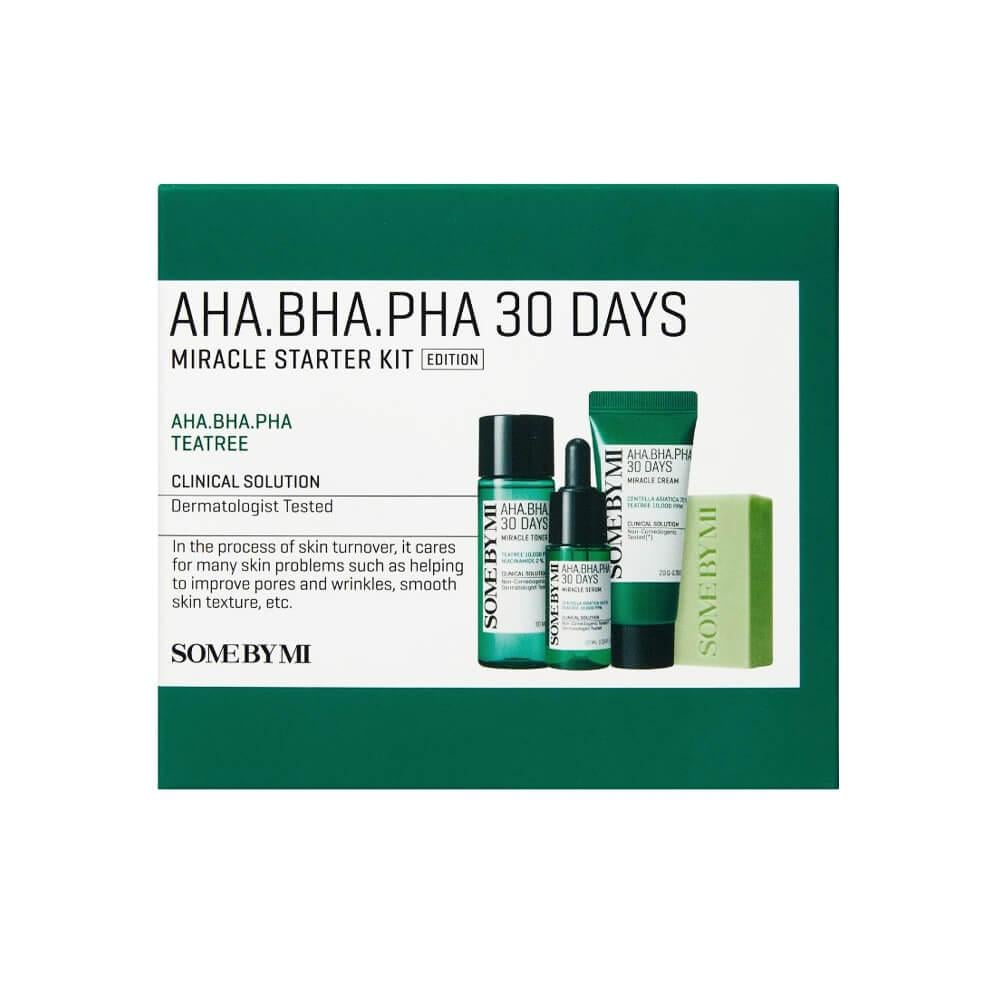 سوم باي مي مجموعة أحماض التقشير المعجزة (AHA. BHA. PHA) 30 يوما - 4 قطع