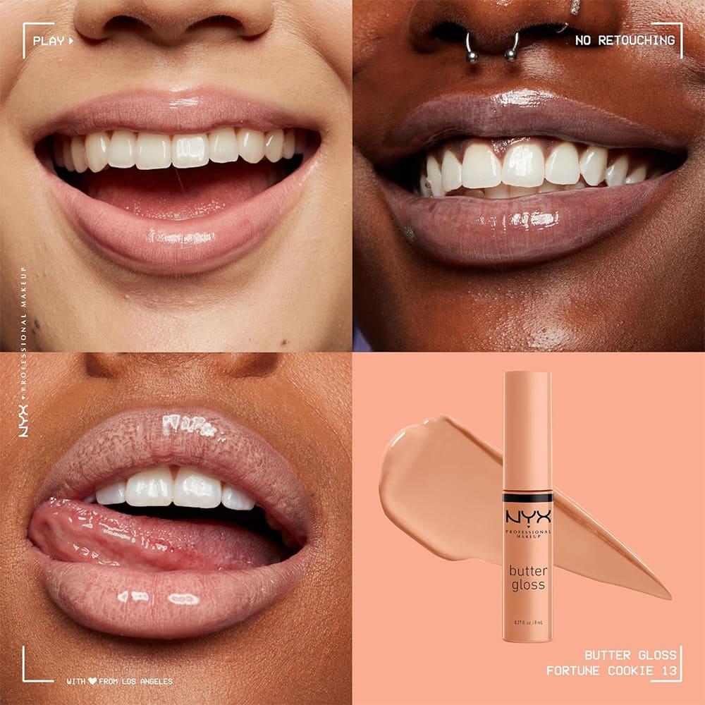 NYX Butter Gloss BLG13 Fortune Cookie- 8 Ml