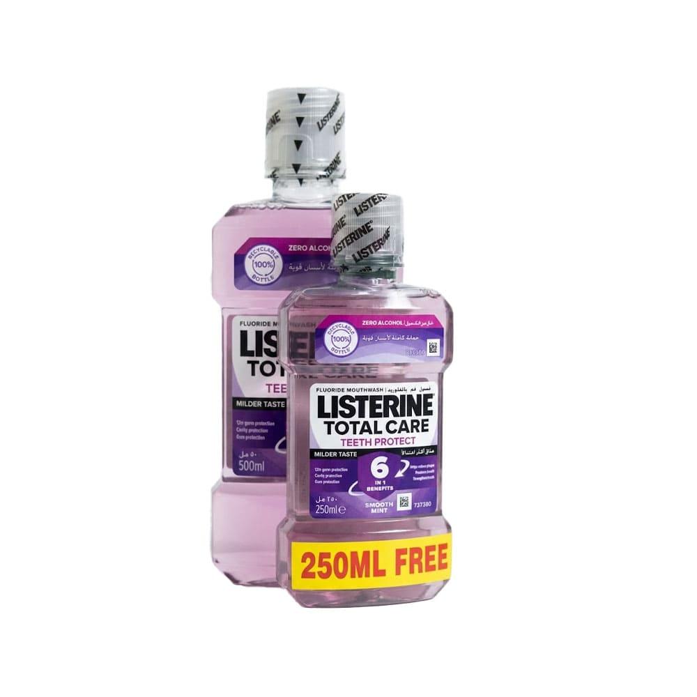 Listerine Mouthwash 500ml + 250 Total Care
