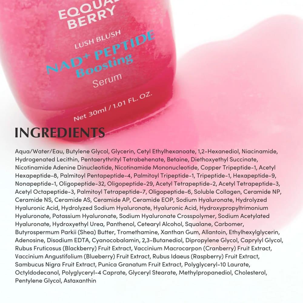 Eqqual Berry Anti-Aging & Wrinkle NAD + Peptide Boosting Serum - 30ml