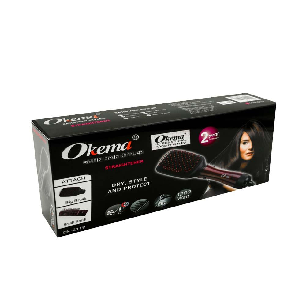 Okema Satin Hair Brush - OK-2119