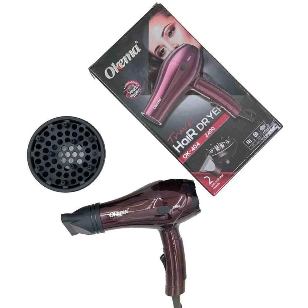 Okema Travel Hair Dryer Model OK-404