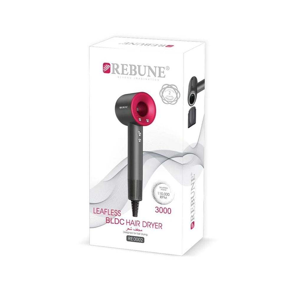 Rebune Blds Fast Drying Hair Dryer Model RE0002