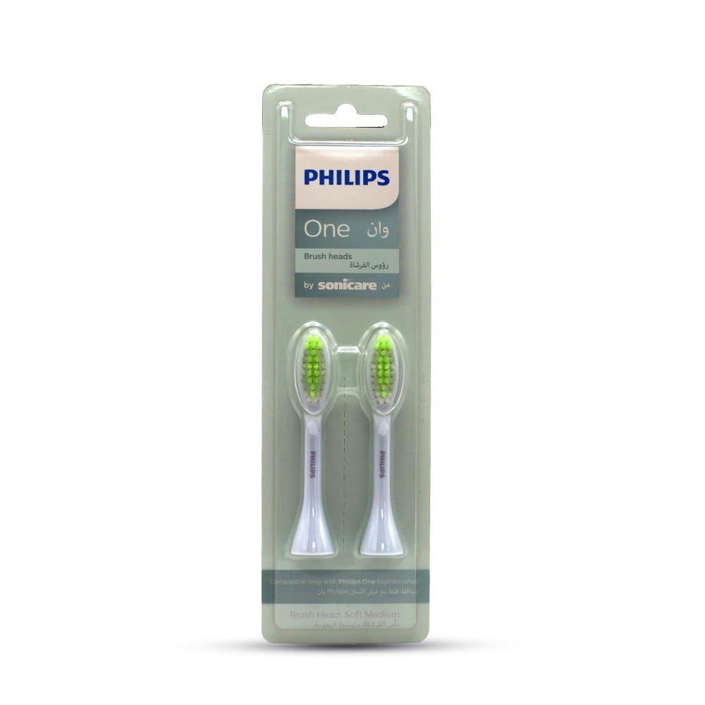 فيليبس وان رؤوس فرشاة الأسنان من Sonicare - لون أبيض