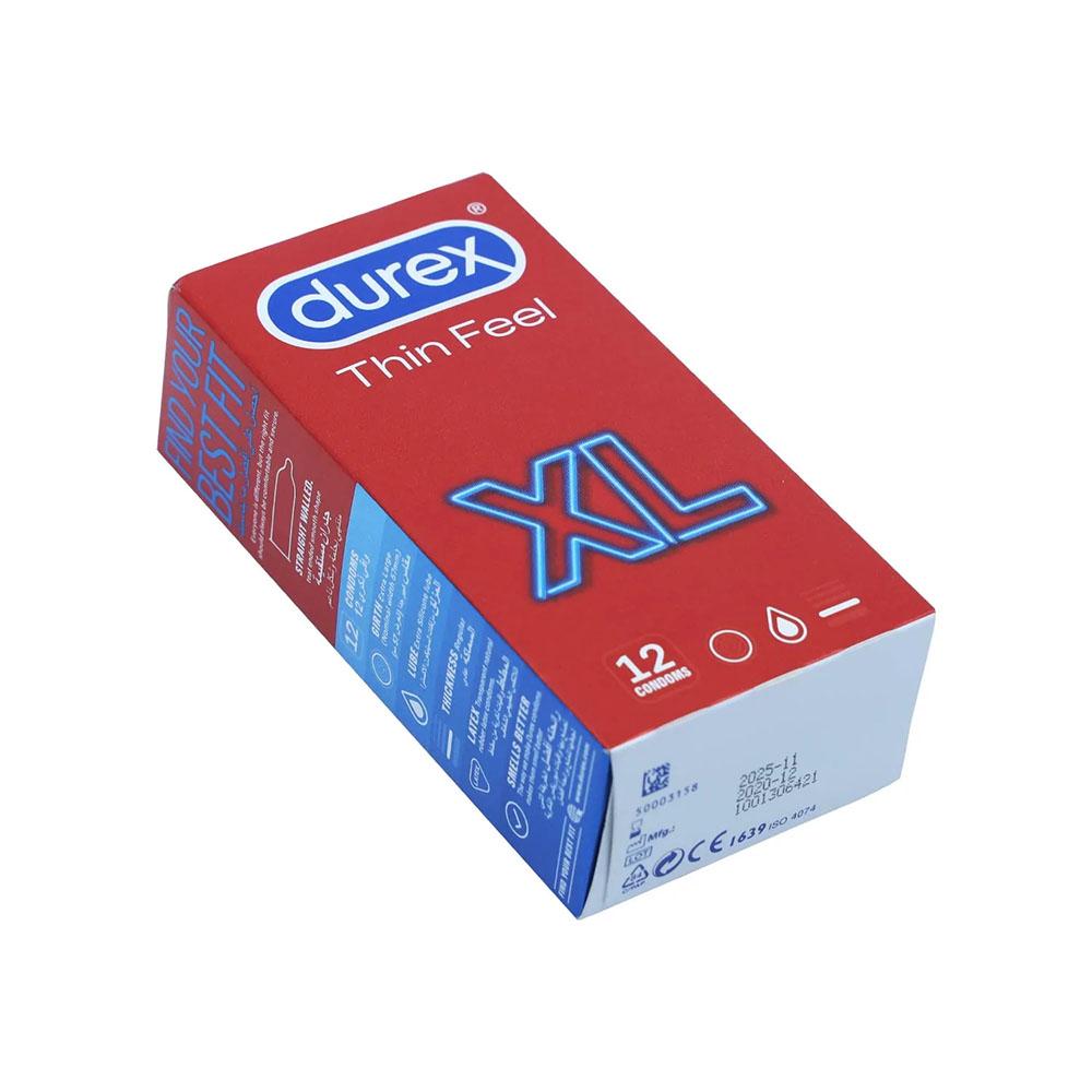 Durex Thin Feel XL Condoms - 12 Condoms