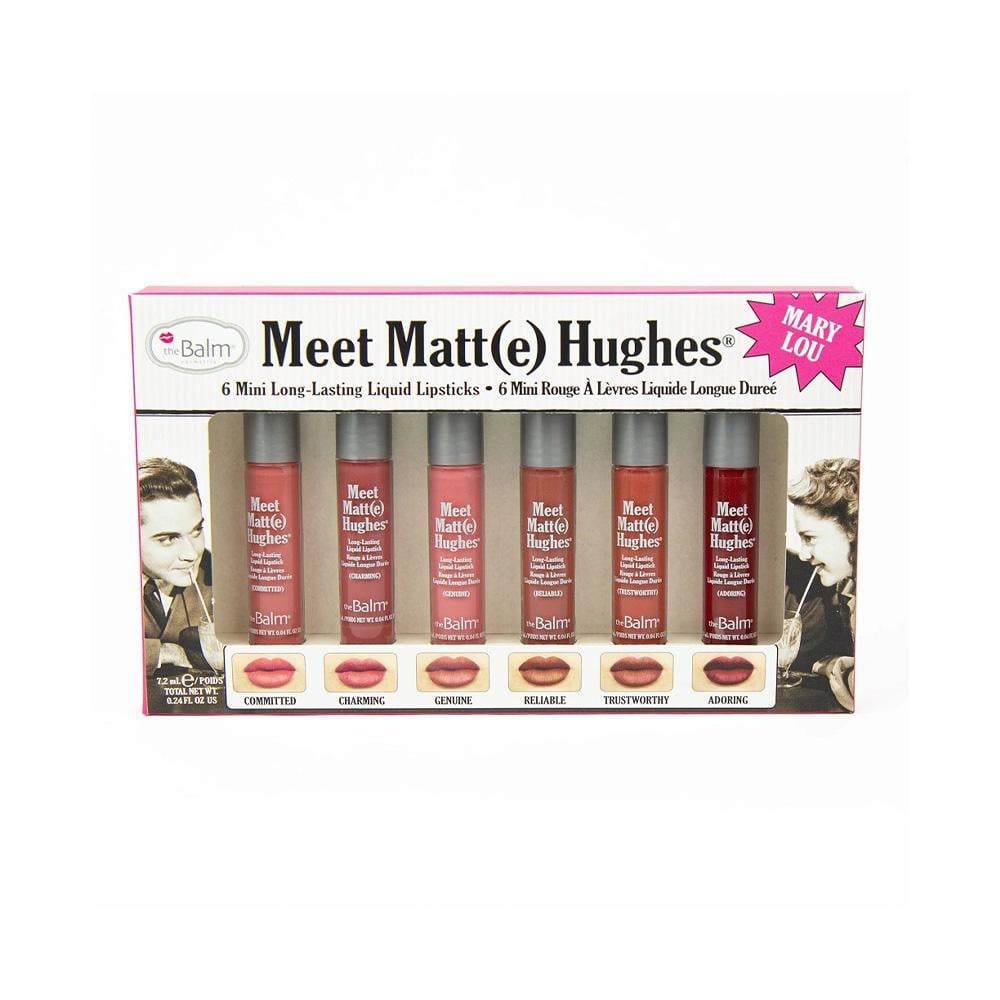 ذا بالم مجموعة احمر شفاه سائل VOL.13 ميت مات (اي) هيوز - 6 قطع