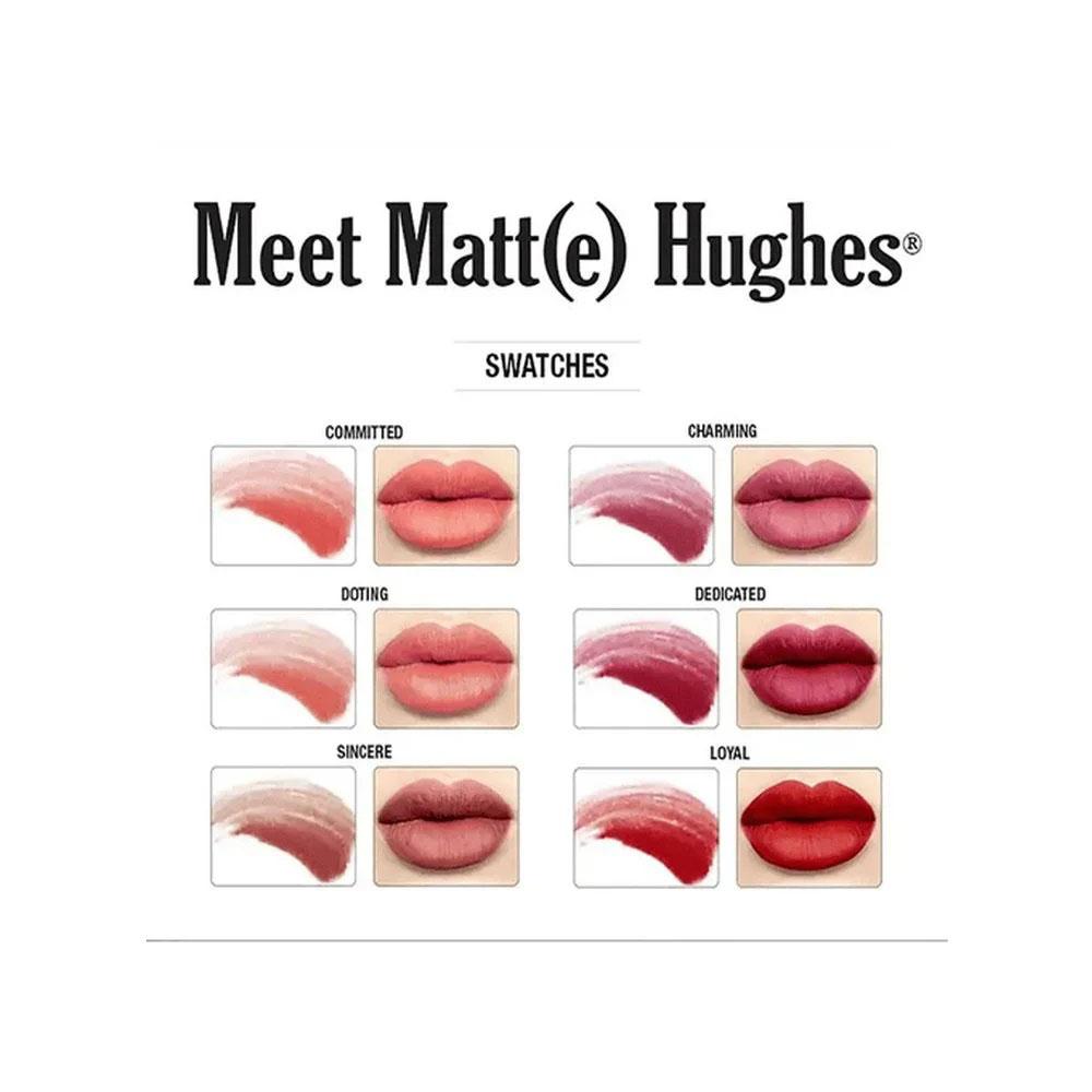 theBalm Meet Matte Hughes Mini Long-Lasting Liquid Lipstick Vol. 1 - 6 Pcs